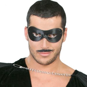 Maschera domino nera