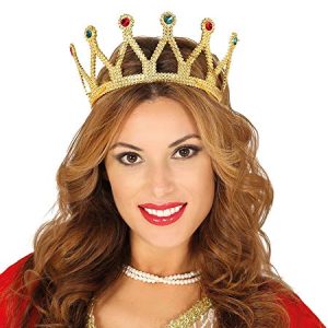 Corona diadema regina re con gemme