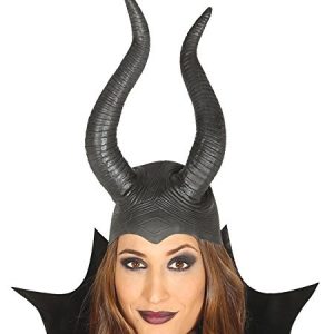 Copricapo in lattice con corna malefica
