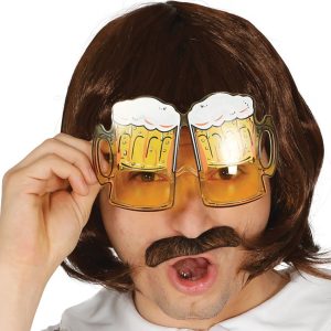 Occhiali bicchieri di birra