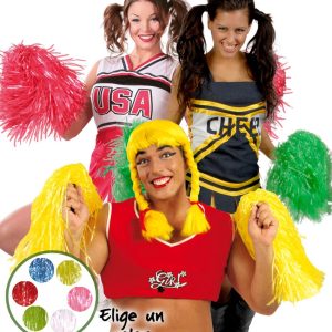 Pom pom set pz.2 solo bianco