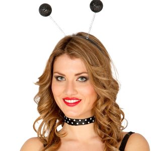 Cerchietto nero con antenne