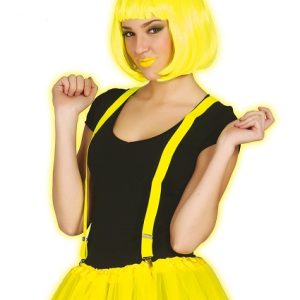 Bretelle gialle misura adulto