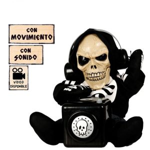 Dj scheletro. 27 cm. con suono e movimen