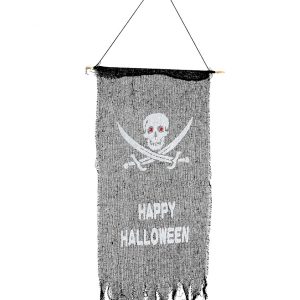 Bandiera drappo pirata 75 x 40 cms.