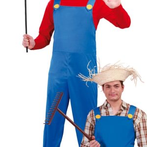 Costume da salopette super mario