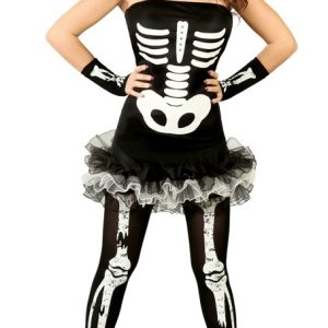 Vestito sexy skeleton