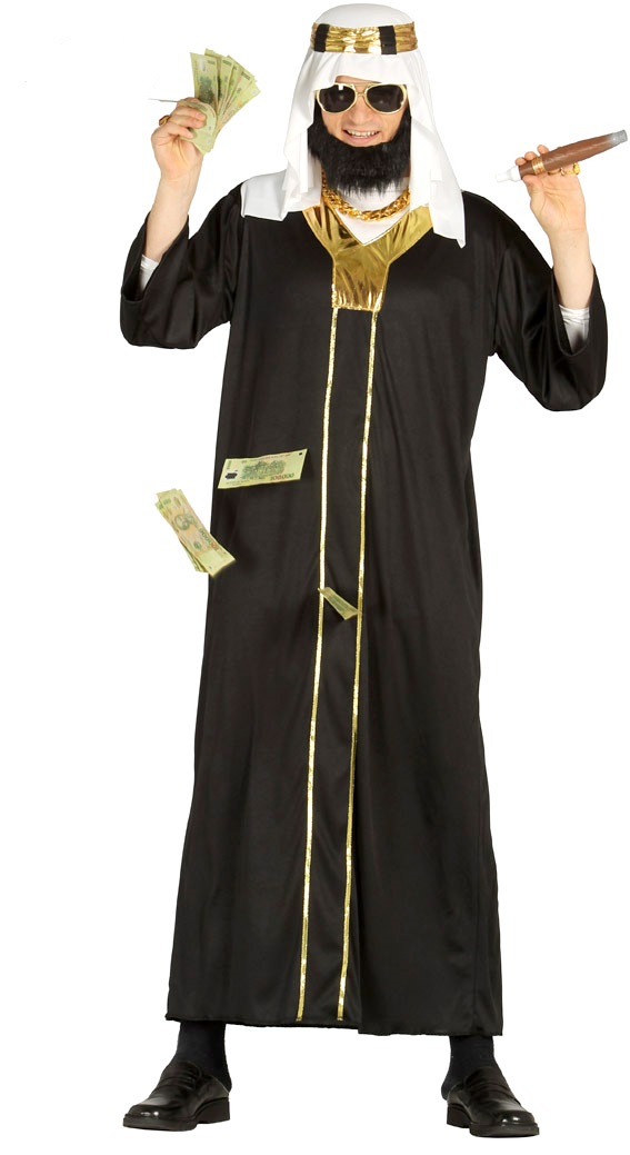 Costume da sceicco del petrolio