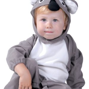 Vestito koala grigio baby
