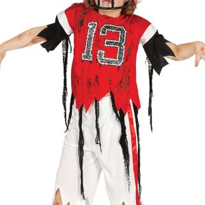 Vestito giogatore di rugby zombi