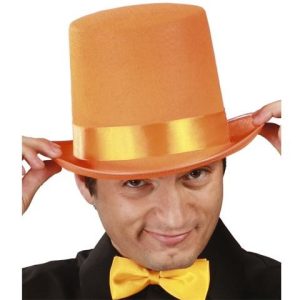 Cilindro tuba arancio taglia grande