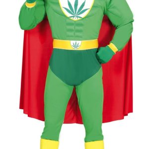 Vestito da supereroe marijuana