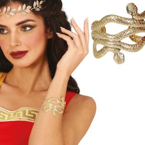 Braccialetto in metallo serpente