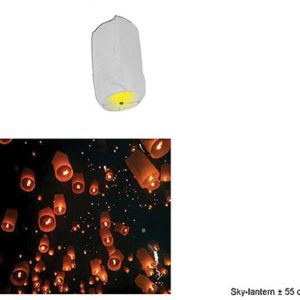 Lanterna volante bianca