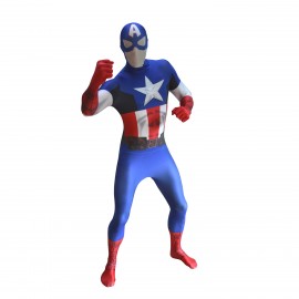 Vestito captan america morphsuit
