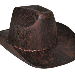 Cappello cowboy simil pelle