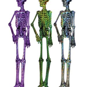 Scheletro olografico decorazione halloween