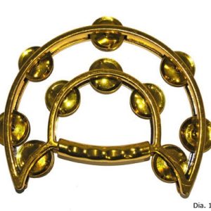 Tamburino argento con sonagli