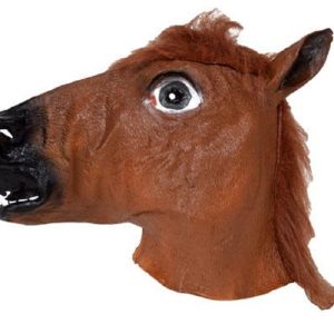 Maschera cavallo in lattice