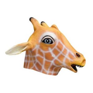 Maschera giraffa in lattice