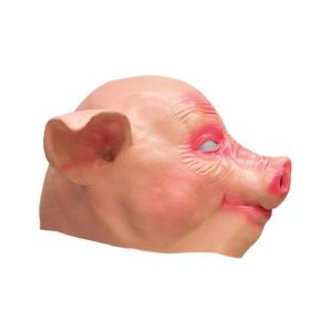 Maschera da maiale in lattice