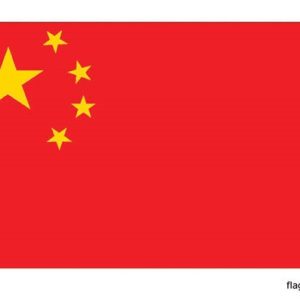 Bandiera cinese 90×150 in tessuto
