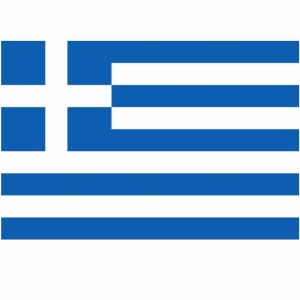 Bandiera grecia in tessuto