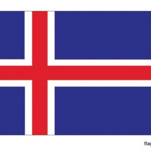 Bandiera islanda cm 90 x 150 cm