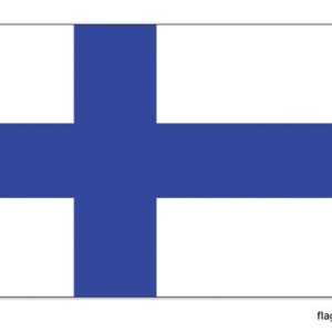 Bandiera fillandia cm 90 x 150 cm in tessuto