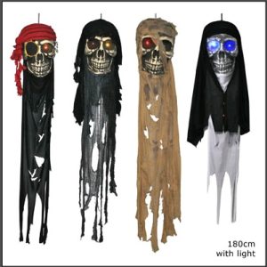 Decorazione teschio luminoso led