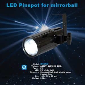 Spot a led per sfera specchi