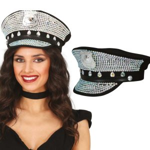 Berretto di Polizia con Strass