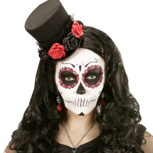 Mini cilindro con tulle e 4 rose