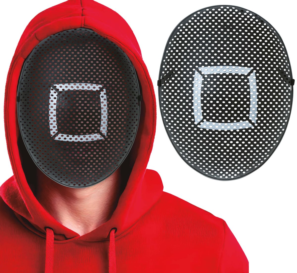 Maschera pvc the game quadrato