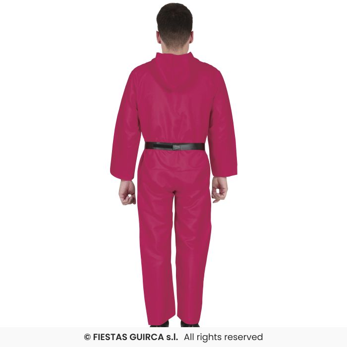 Vestito da gamer cappuccio rosso uomo - immagine 3