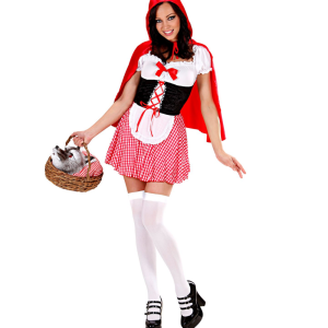 Costume da mantellino rosso