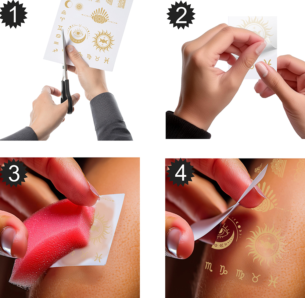 Tattoo oro medium - immagine 3