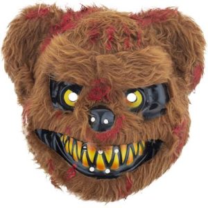 Maschera orso spaventoso marrone