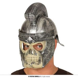 Elmo romano con teschio