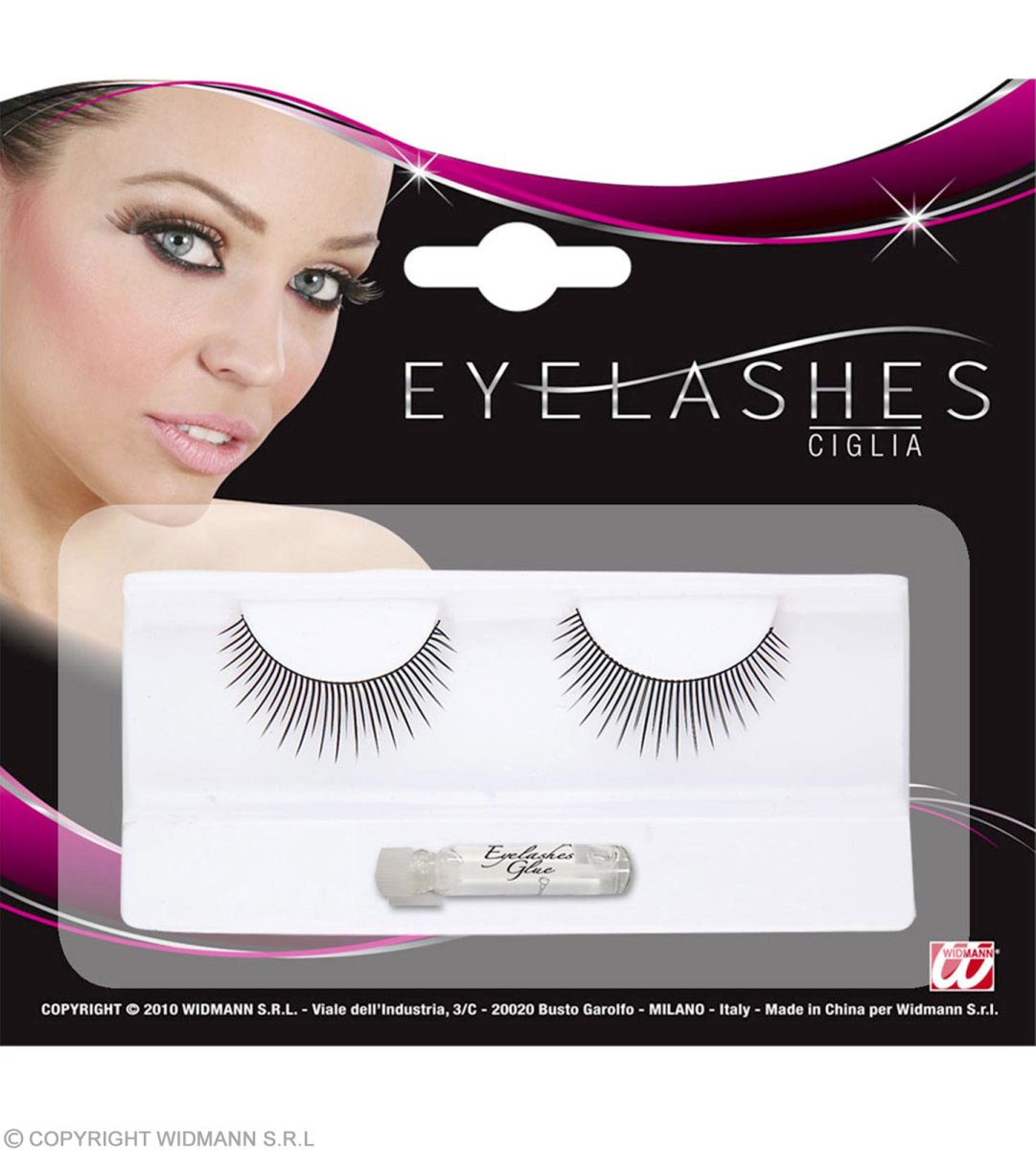 Ciglia nere misto punte corte e lunghe - immagine 4