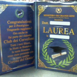 Corona del genio in scatola