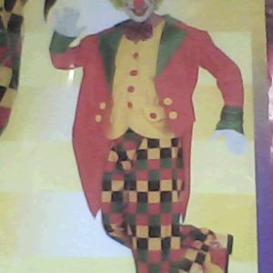 Vestito clown l/m
