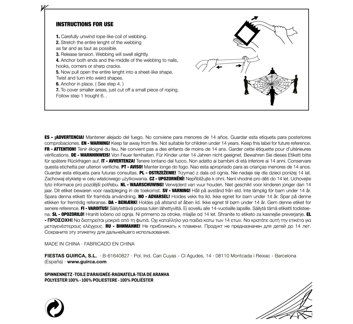 Ragnatela nera 100 gr - immagine 3