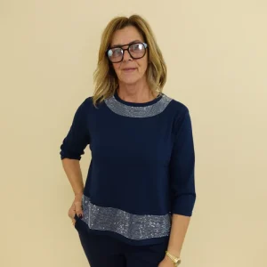 Maglia Donatella Blu