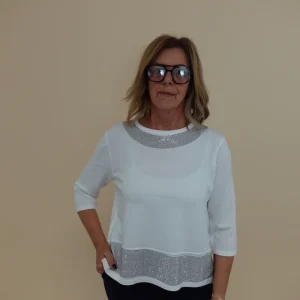 Maglia Donatella Bianco