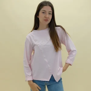 Maglia Assimmetrica Rosa