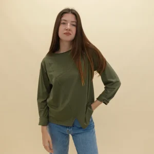 Maglia Assimmetrica Verde