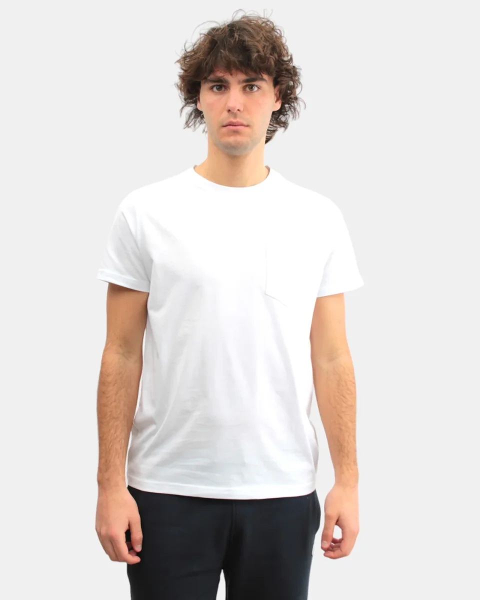 t-shirt kway uomo mod. k00ai30 sigur 001 white - immagine 2