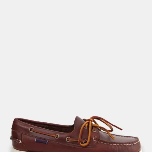 mocassino sebago mod. docksides portland waxed - 900 brown