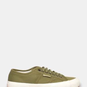 sneakers superga 2750 og herringbone a2g green/off white